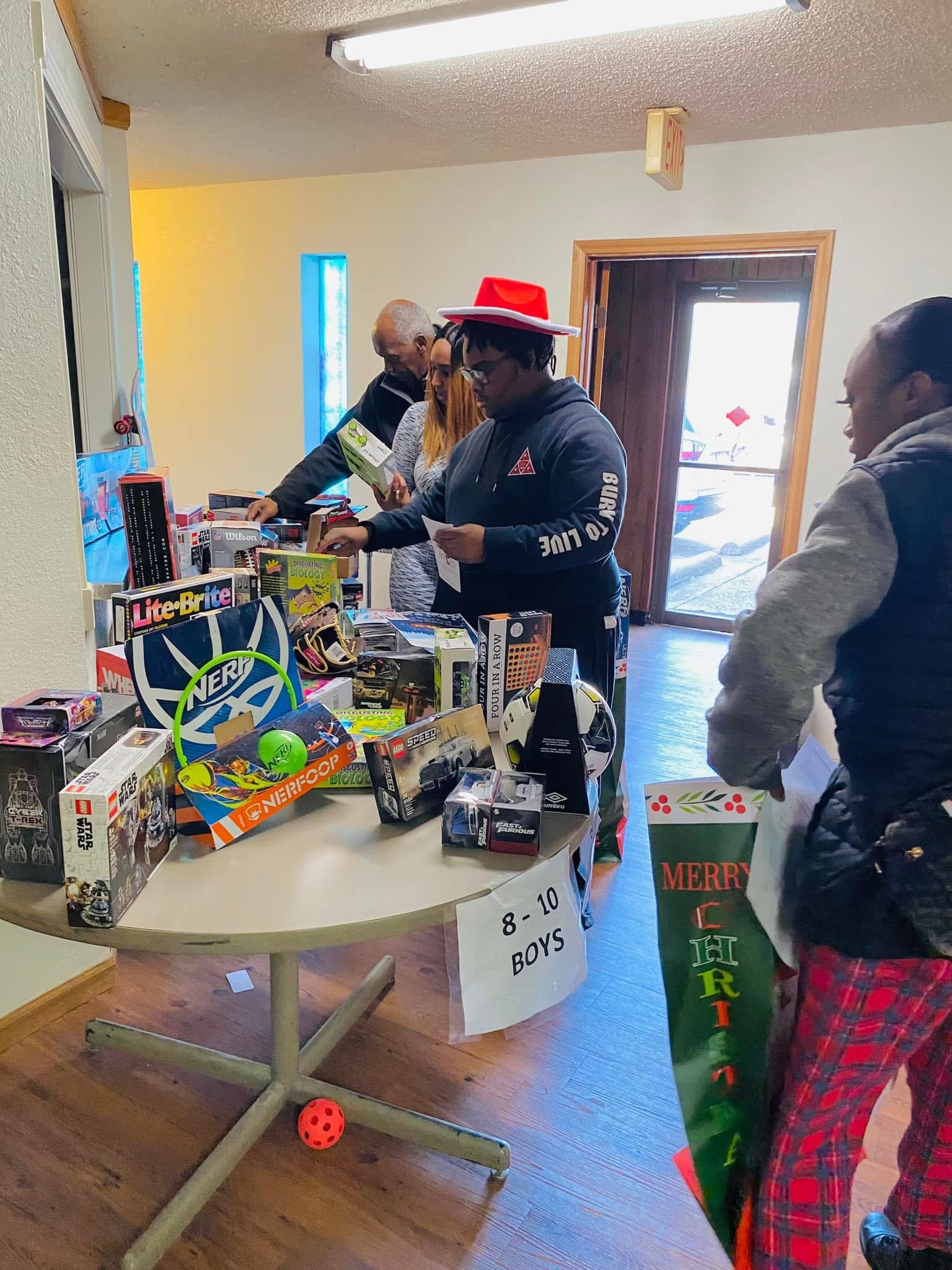 Homeless outreach — food distribution